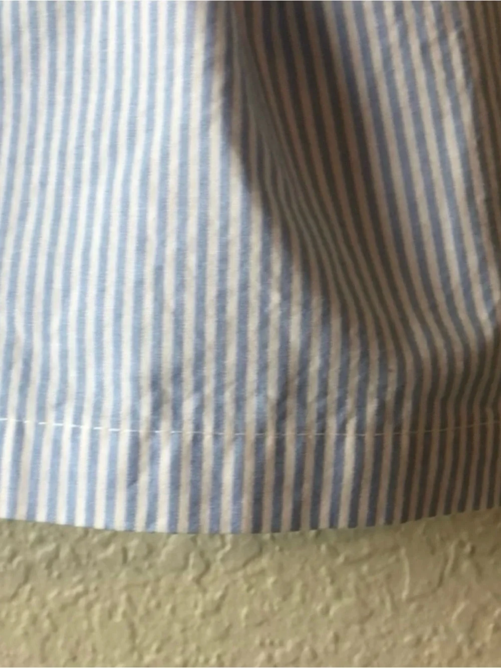 Carter’s Shirt Girls Kids Light Blue Stripe Roll Sleeve Casual Blouse Top Sz 5